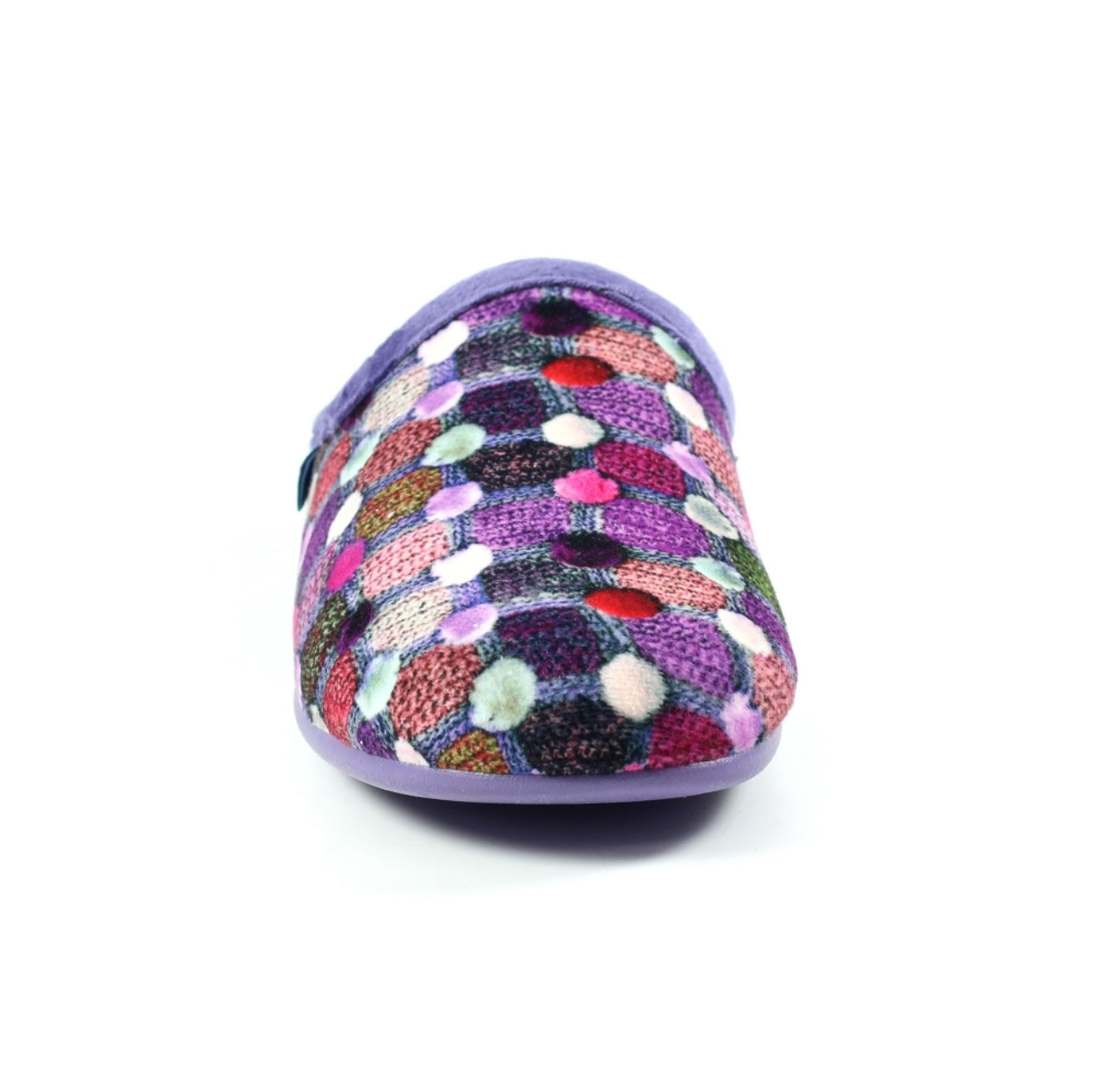 Lunar - 'Crackle' Purple Mule Slipper