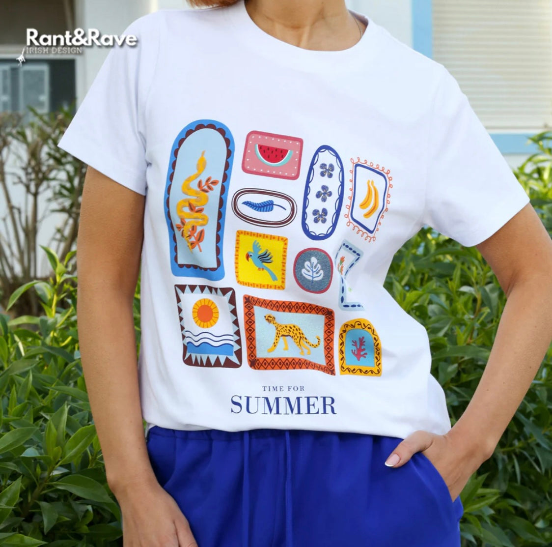 Rant & Rave - ‘Lettie’ White Tee