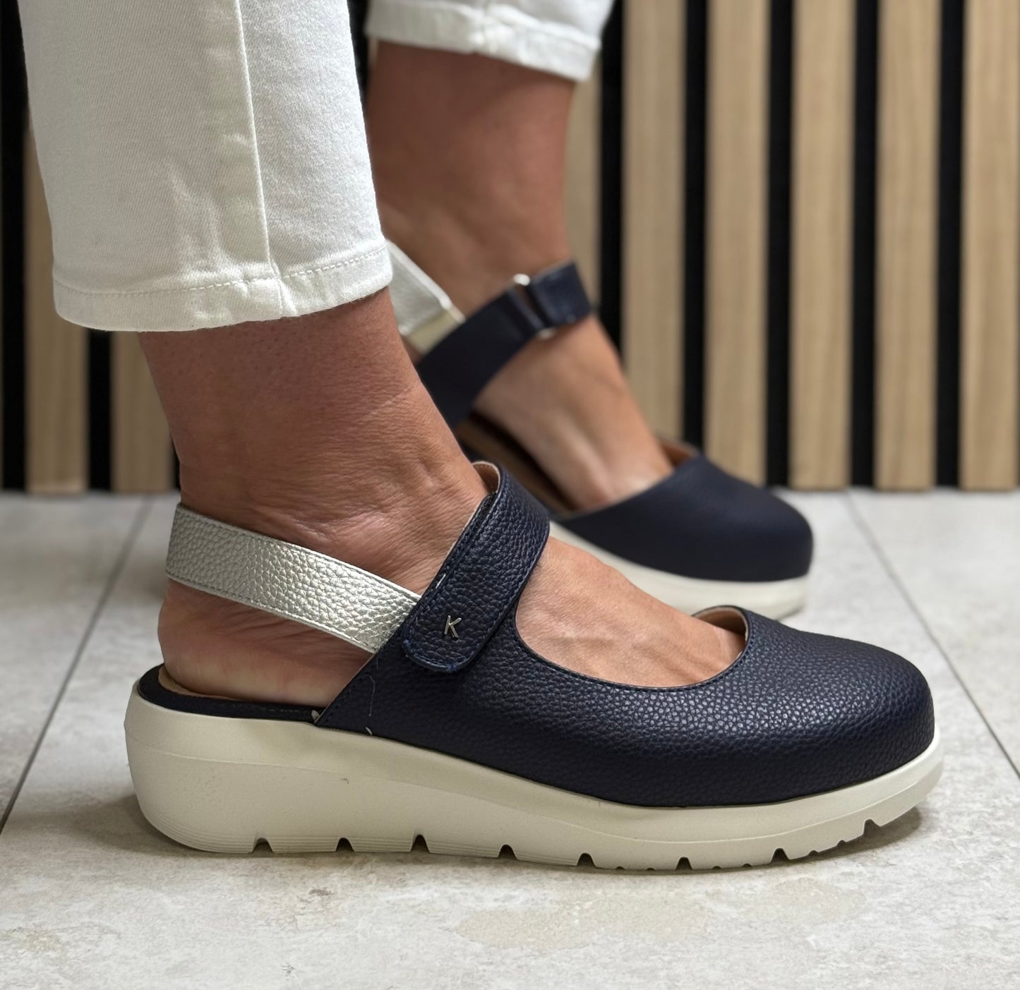 Kate Appleby - 'Wootton' Sapphire Casual Slingback Shoe