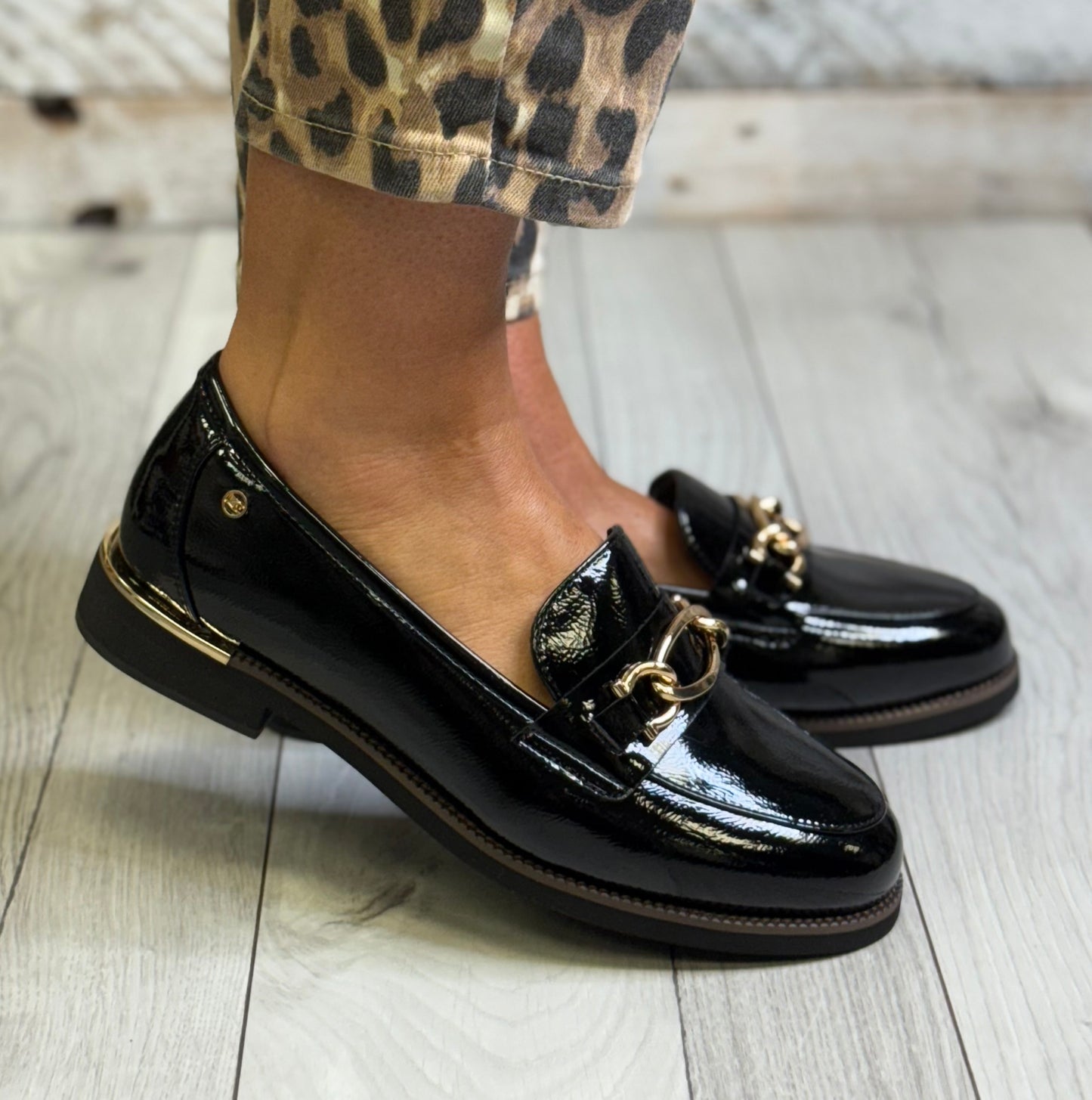 Zanni & Co - 'Phan Thet One' Ink Patent Loafer