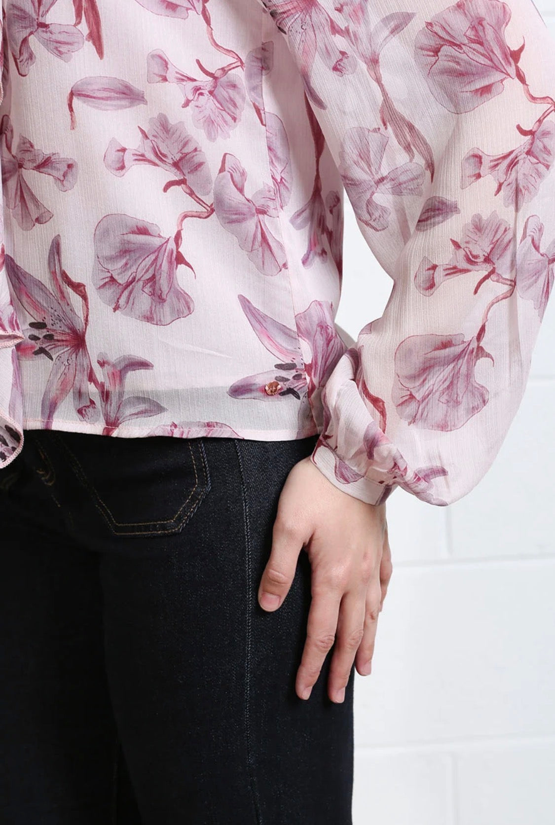 Rant & Rave - Anna Blush Frill Top