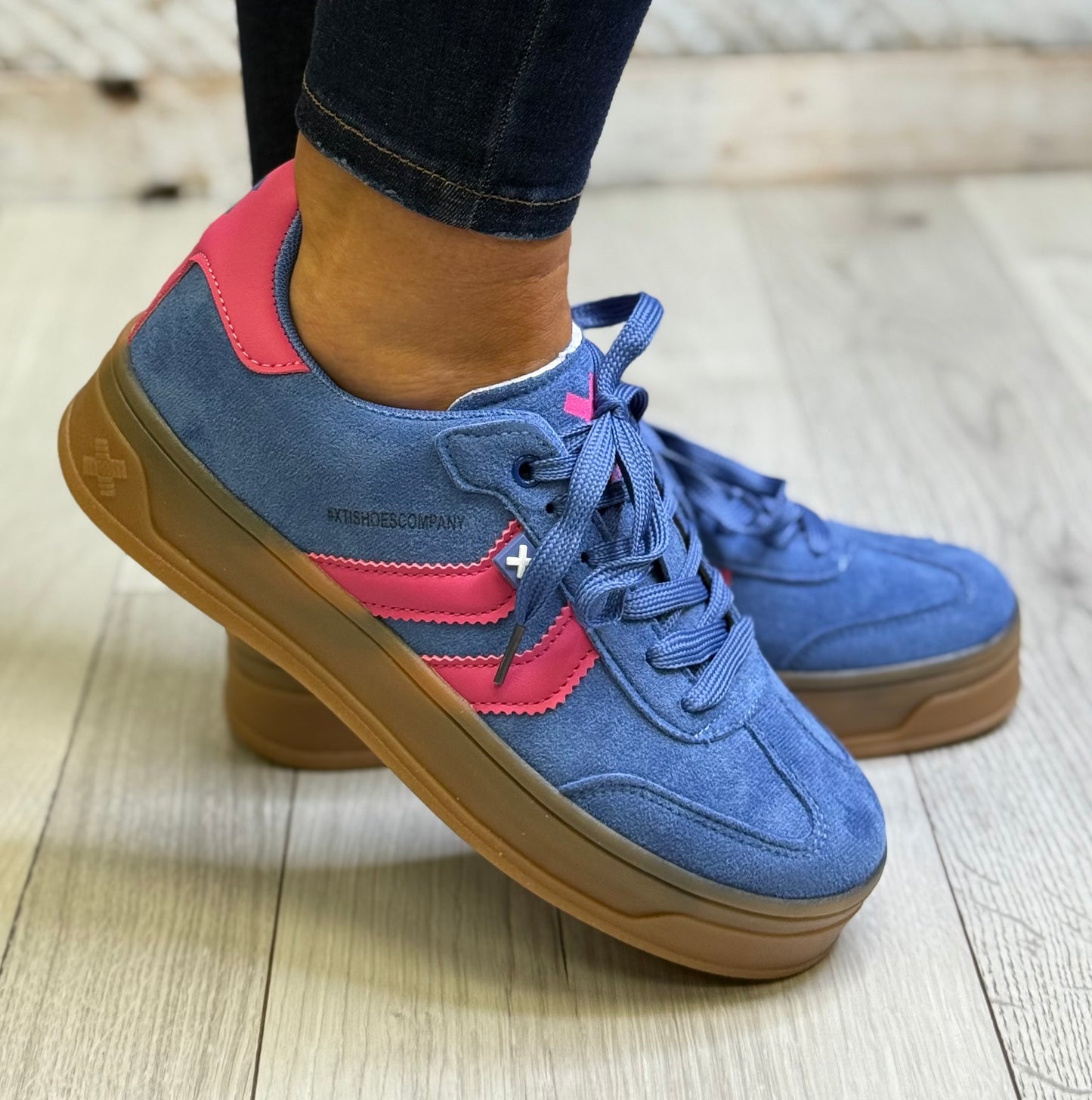 Xti - Blue/Pink Combo Trainer (144586)