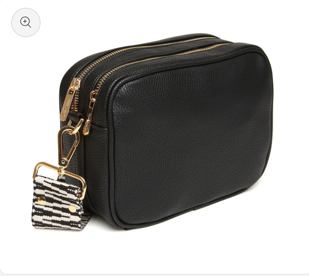 Alice Wheeler - 'Soho’ Black Crossbody Bag