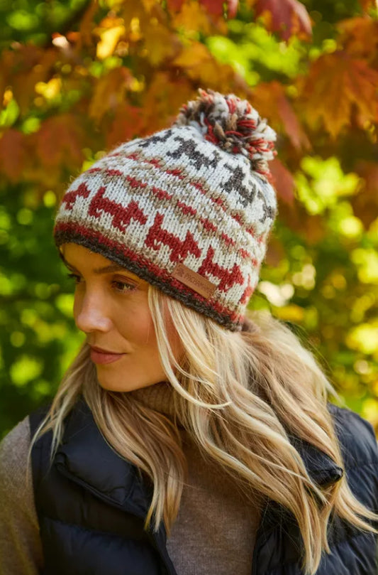 Pachamama  - ‘Walking The Dog’ Bobble Beanie Hat