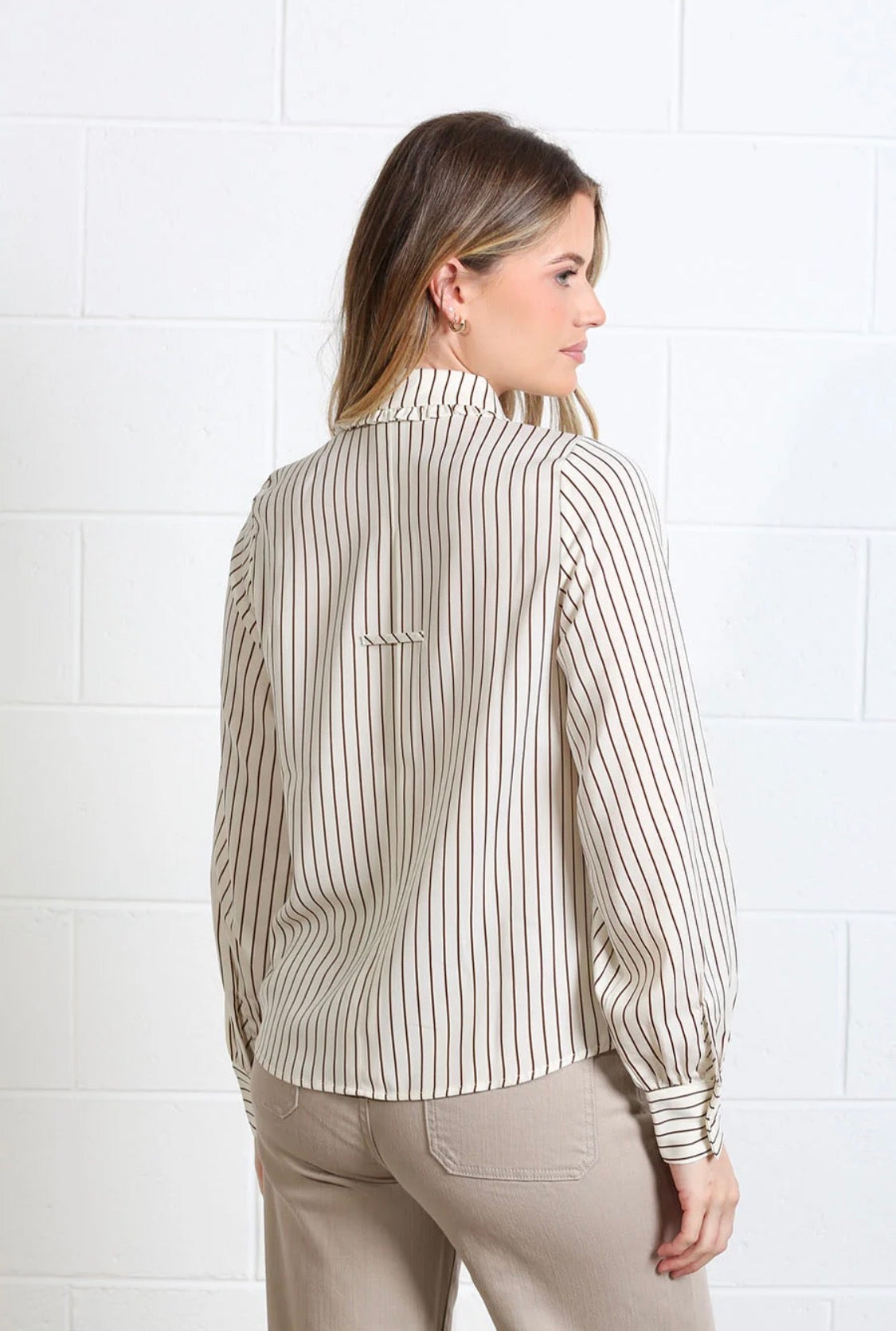Rant & Rave - Stella Brown/White Shirt