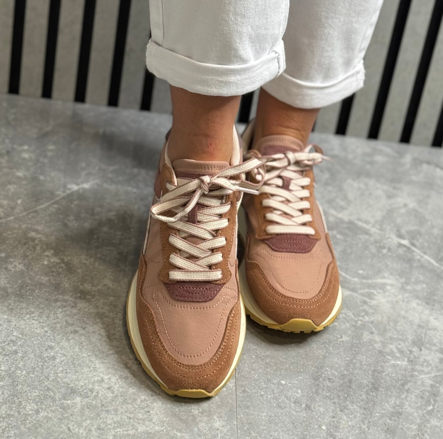 Hoff - 'City' Terracotta Leather Trainer