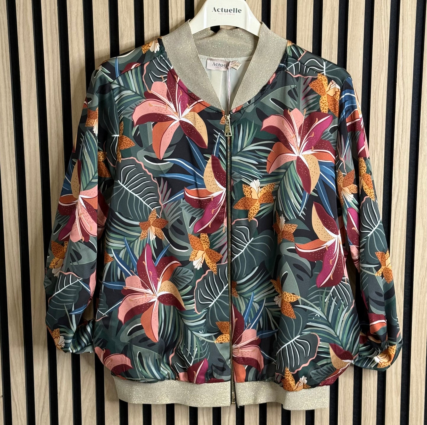 Multi Floral Bomber Jacket