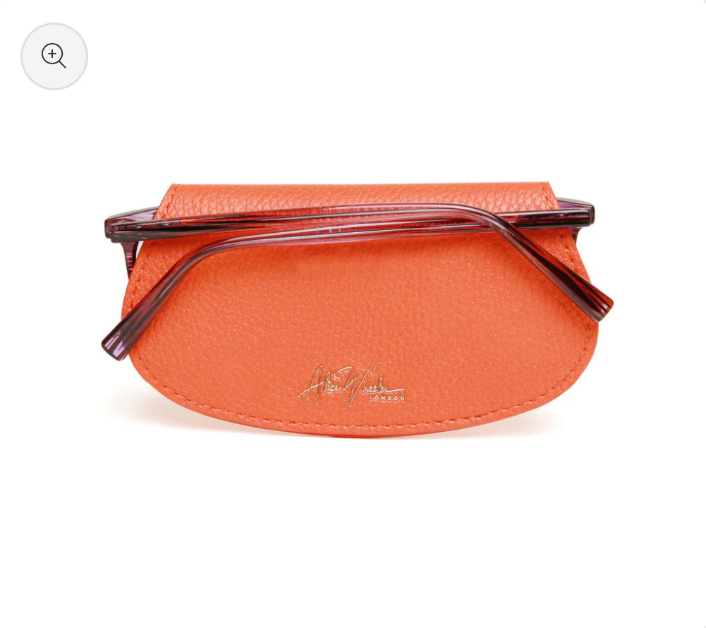 Alice Wheeler - Orange Glasses Case