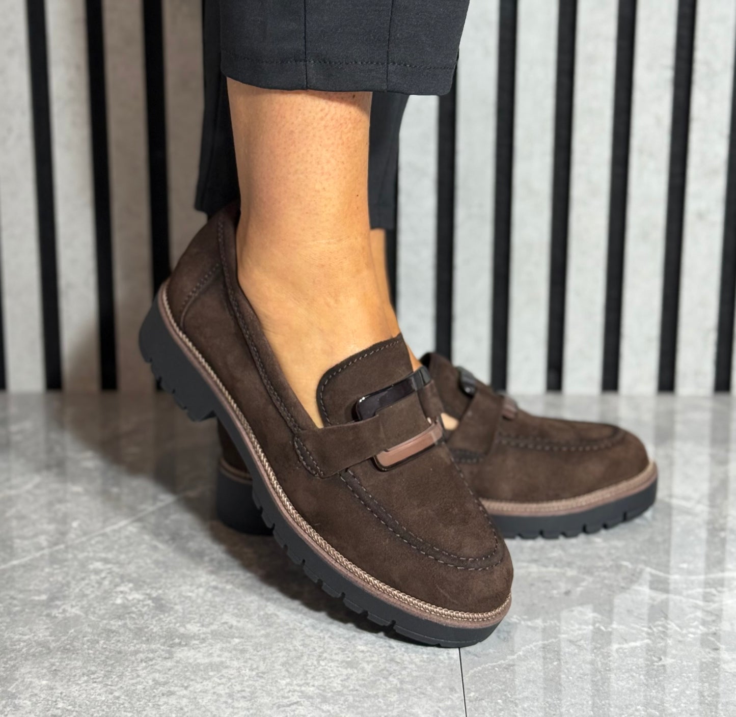 Tamaris - Mocca Suede Loafer