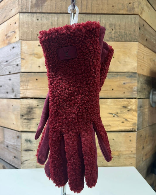 hannah k - Burgundy Teddy Glove