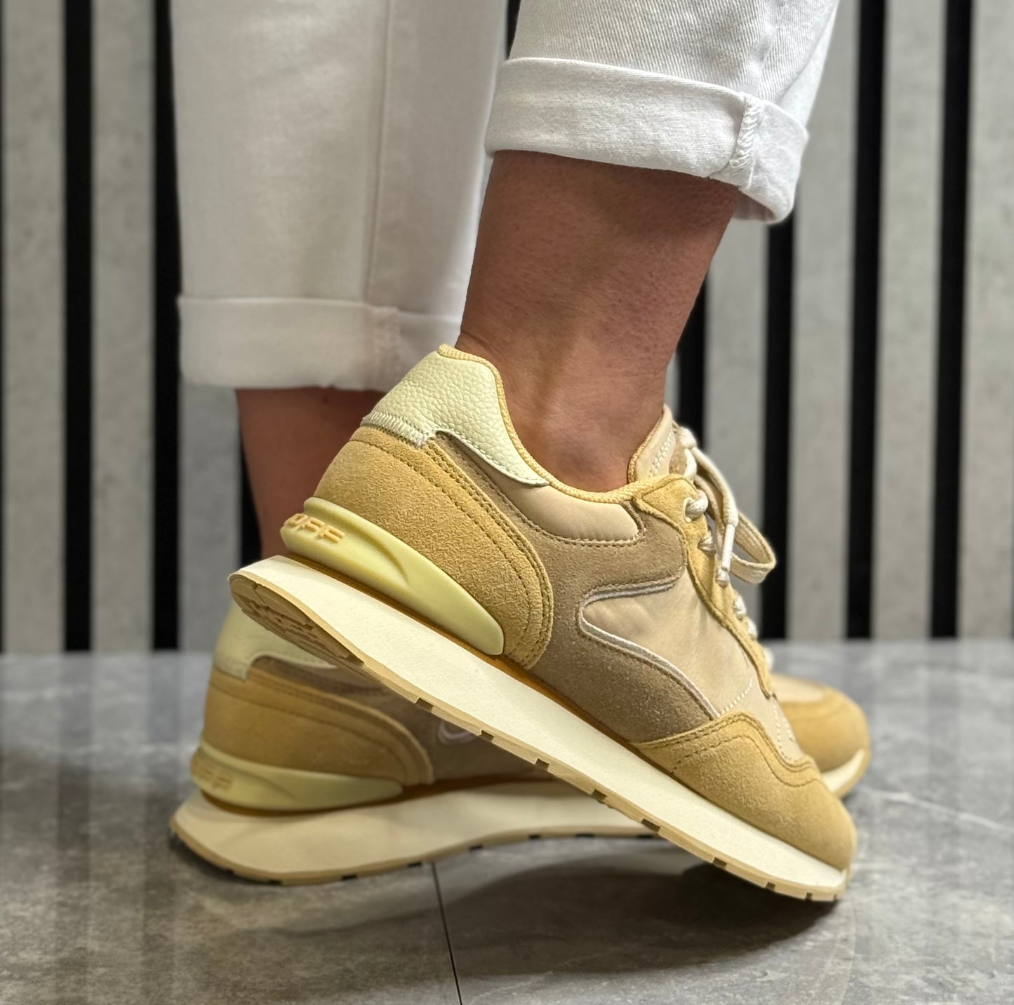 Hoff - 'City' Camel Leather Trainer