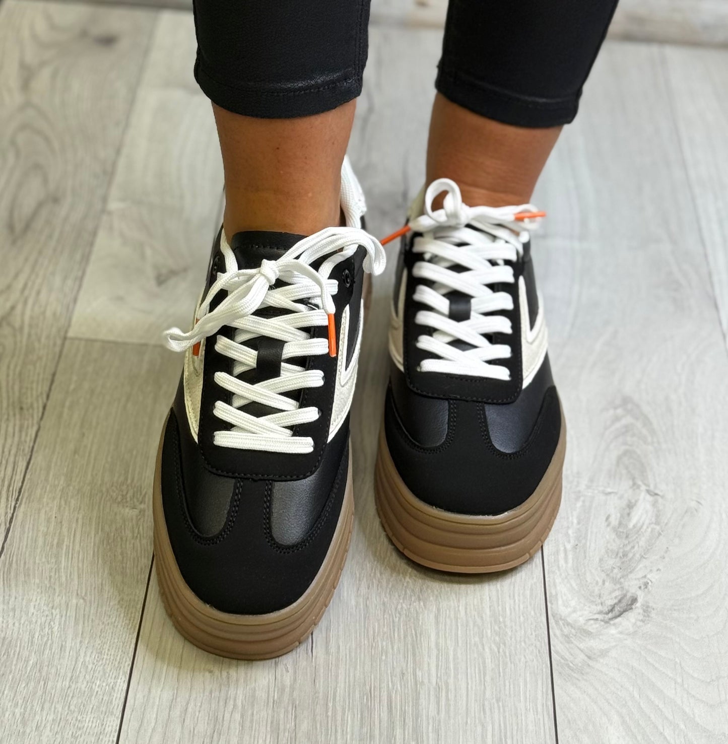 Teddy Smith - Black Combo Platform Trainer (120305)
