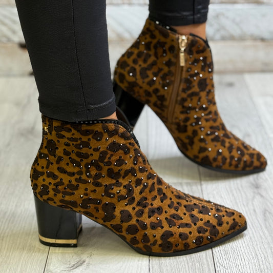 Kate Appleby - ‘Beaumaris' Jaguar Sparkle Ankle Boot