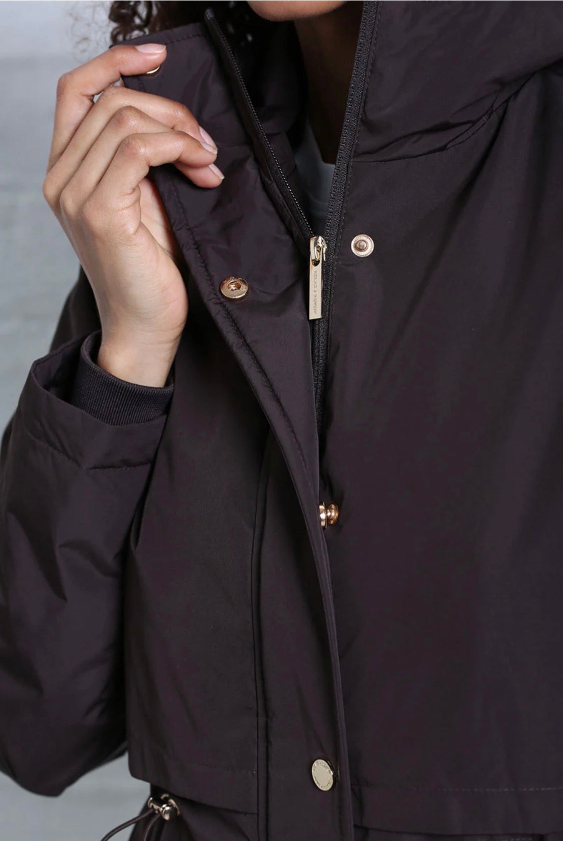 Rant & Rave - Becca Chocolate Waterproof Coat