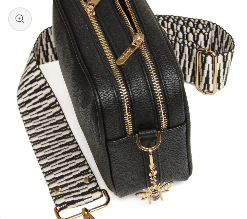 Alice Wheeler - 'Soho’ Black Crossbody Bag