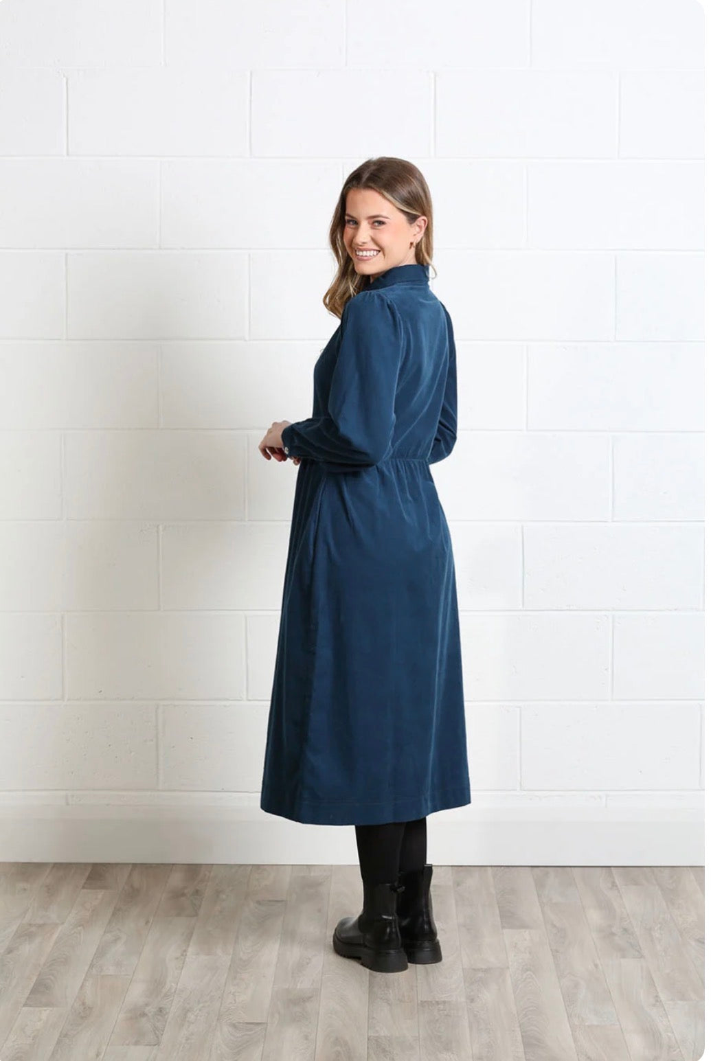 Rant & Rave - Hazel Teal Shirt Dress
