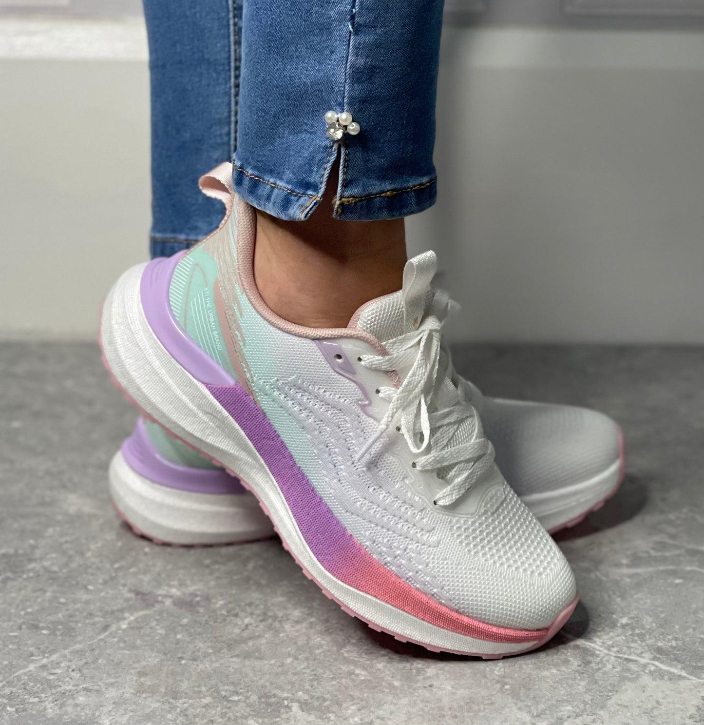 Xti - Pastel Knitted Trainer