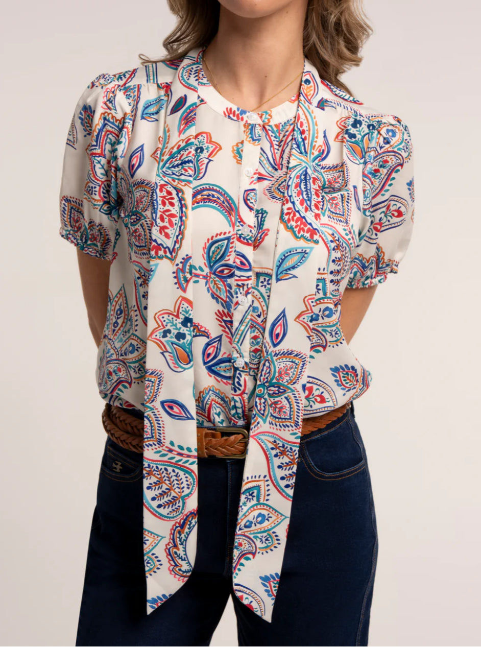 Brakeburn - Chae Paisley Blouse.
