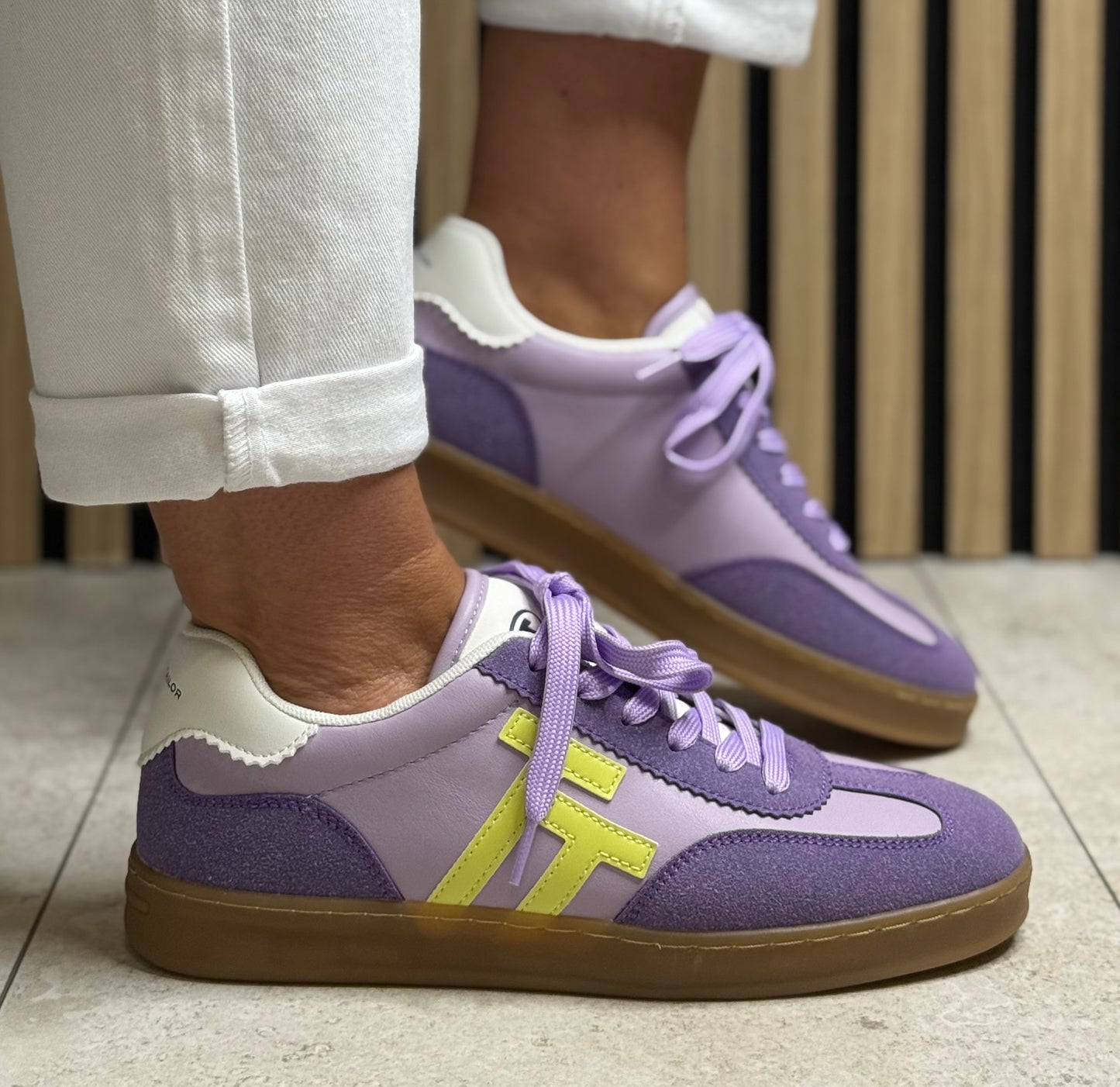 Tom Tailor - Lilac Gum Sole Trainer