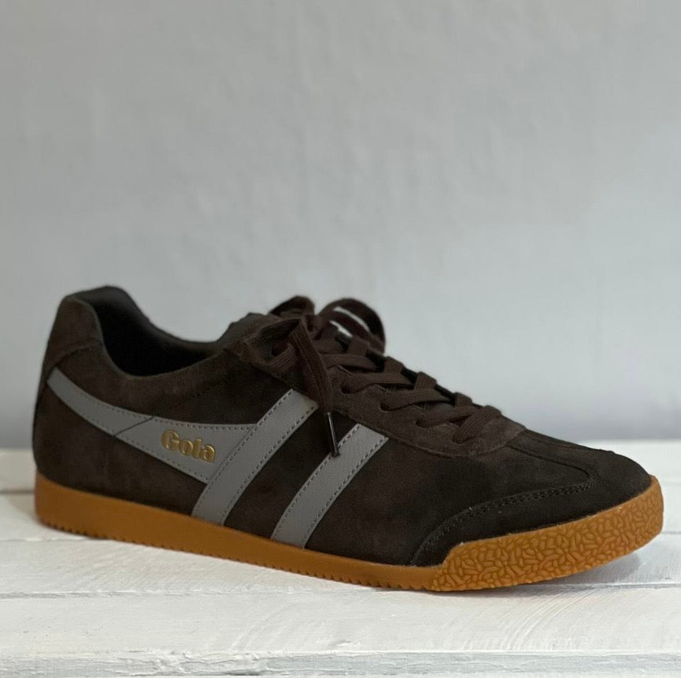 Gola - Mens 'Harrier' Mocha/Cement Combo Trainer