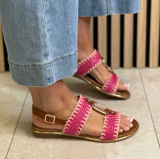 Lunar - 'Jules' Pink Sandal