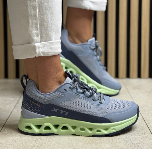 Xti - Blue/Green Sports Trainer