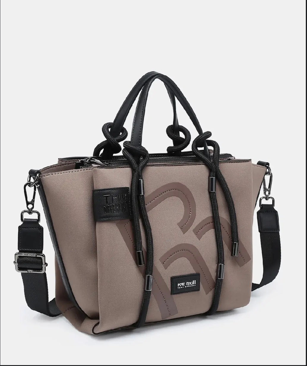 Pepe Moll - ‘Helia’ Taupe Handbag