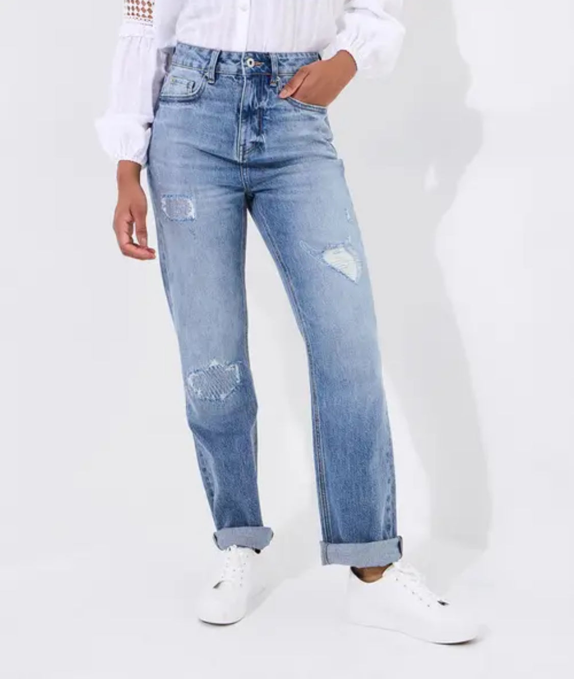 Joe Browns- Elsa Distressed Straight Leg Jeans