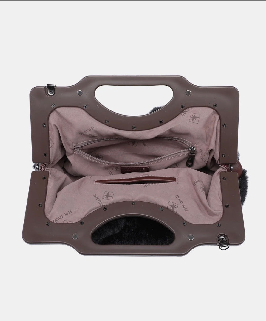 Pepe Moll - ‘Jacinta’ Black Clutch Bag