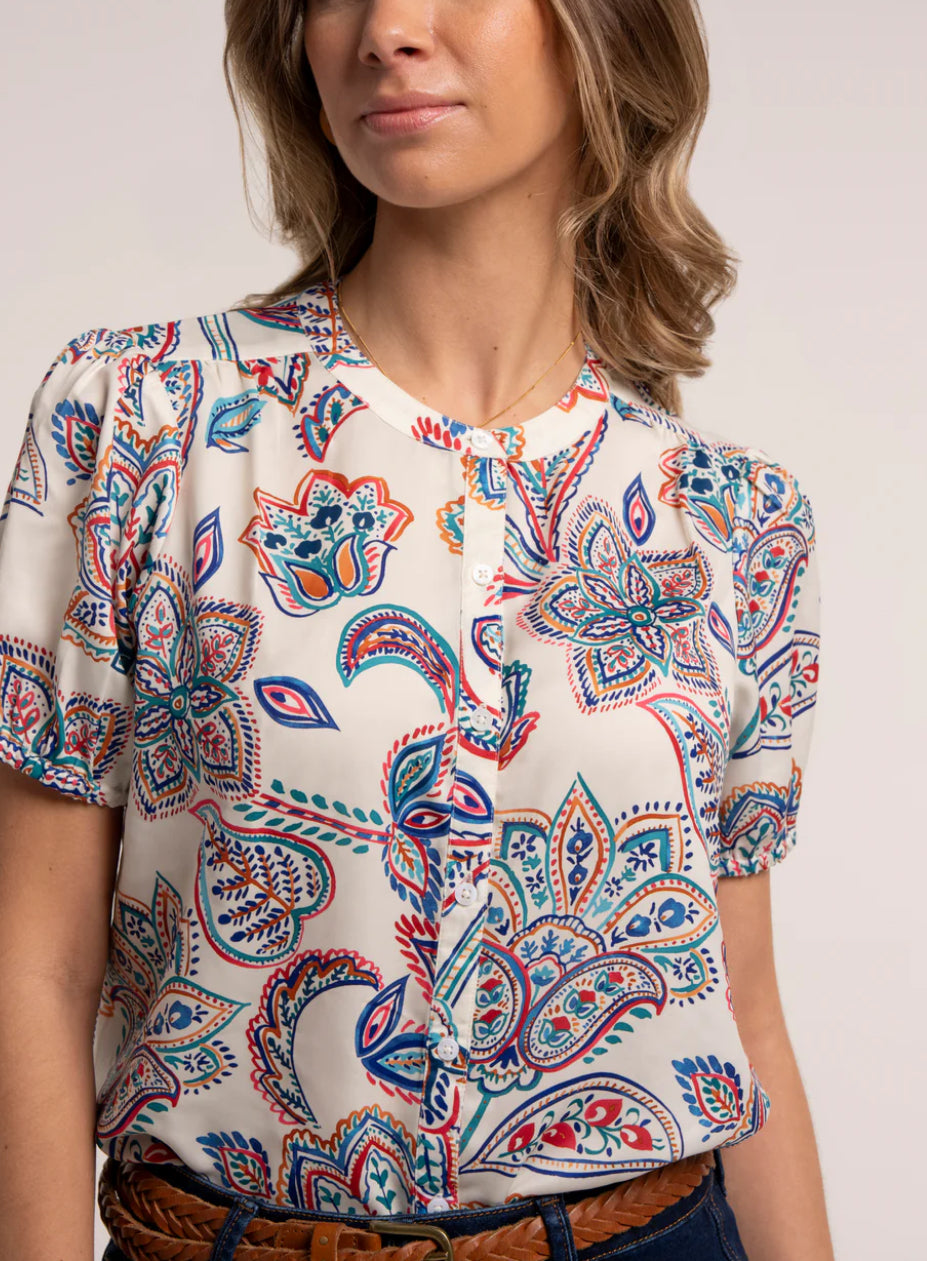 Brakeburn - Chae Paisley Blouse.