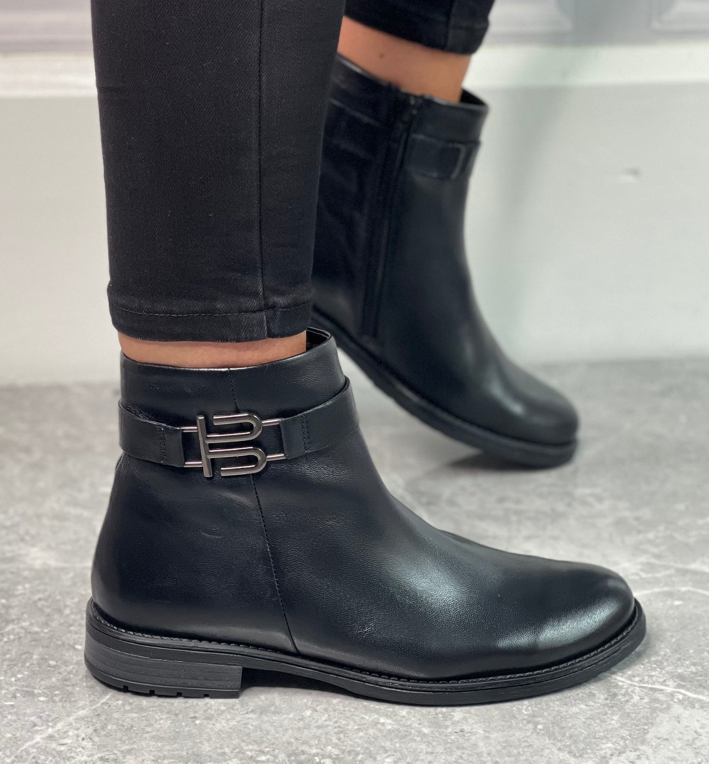 Bagatt- Black Soft Leather Chelsea Boot