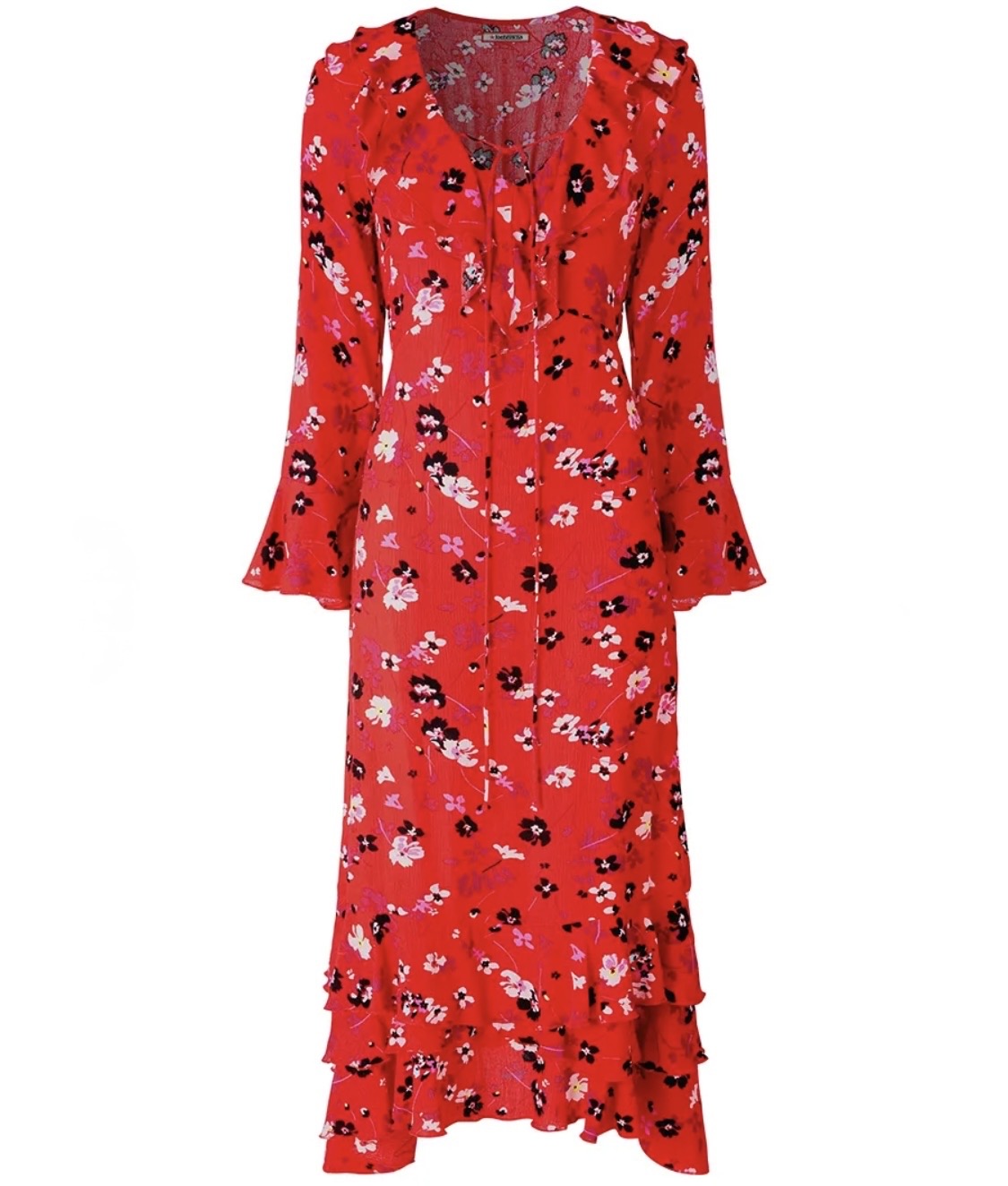 Joe Browns - Pheobe Ruffle Long Sleeve Maxi Dress