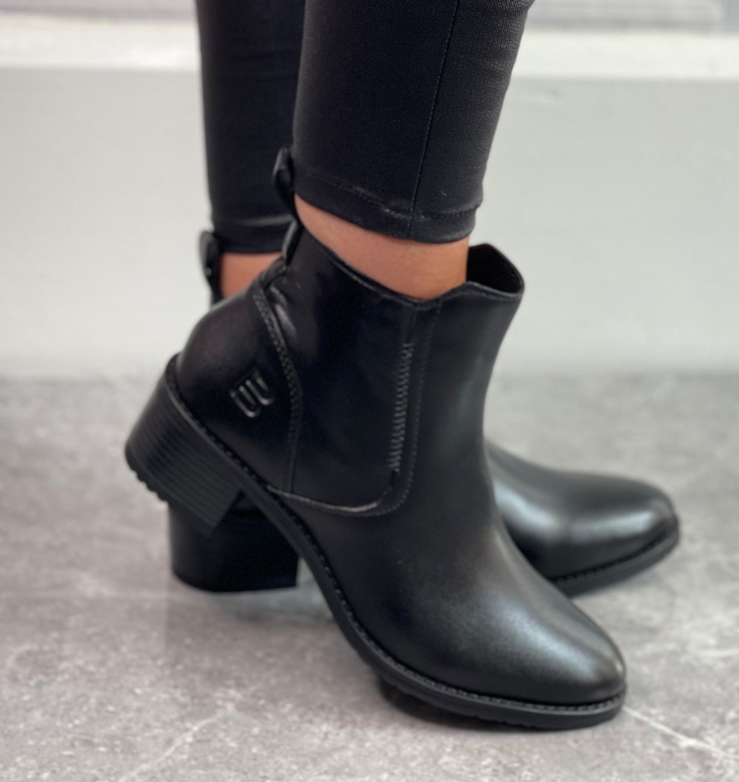 Bagatt- Black Leather Boot