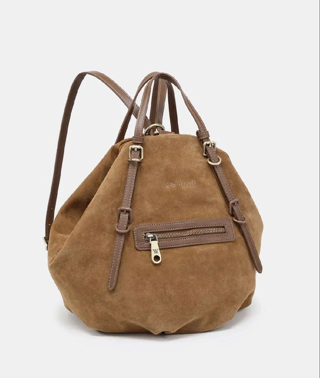 Pepe Moll - ‘Gemini’ Camel Handbag/Rucksack