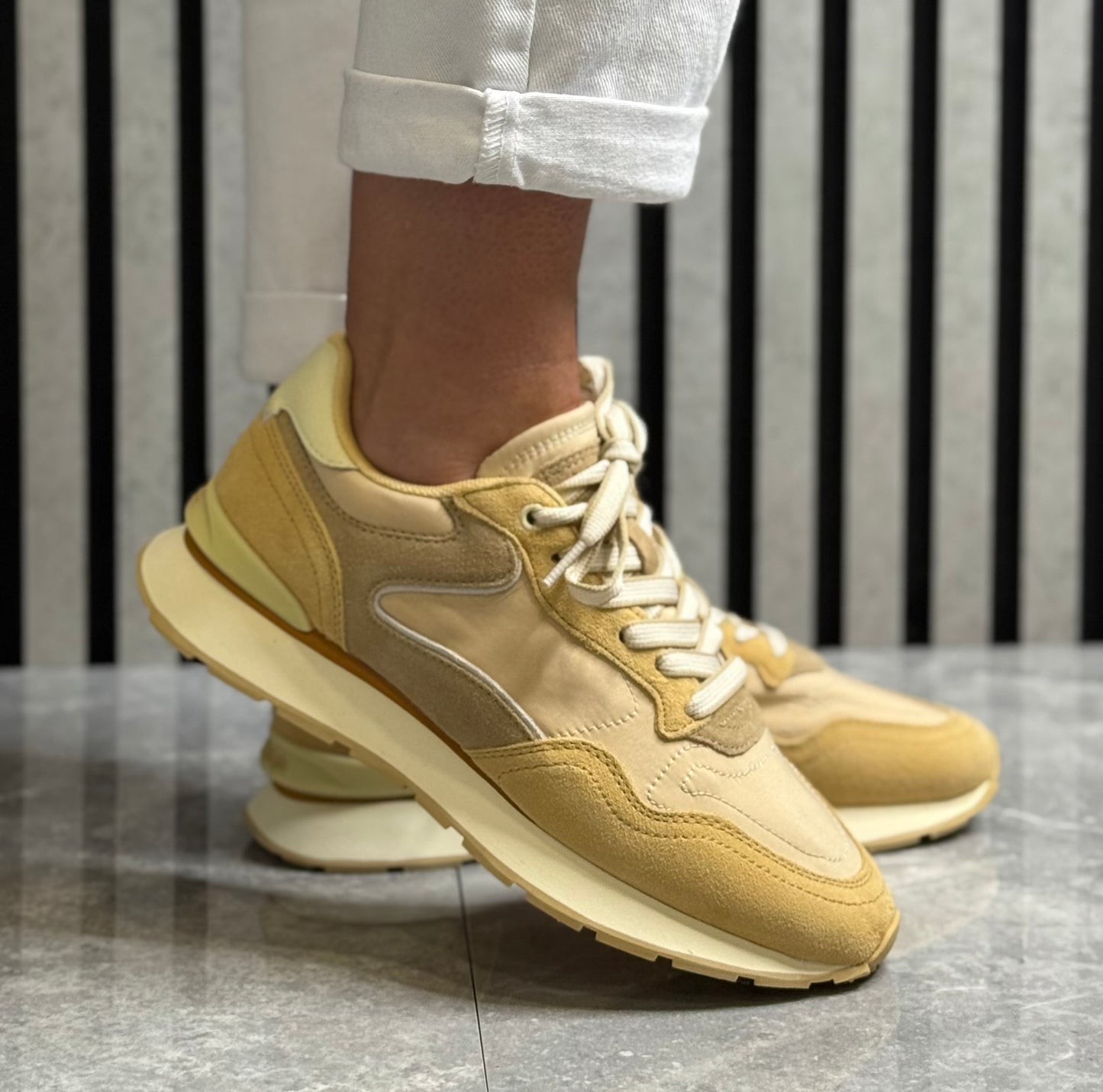 Hoff - 'City' Camel Leather Trainer