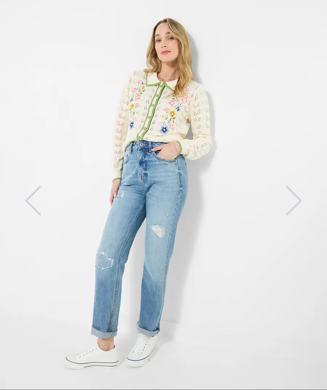 Joe Browns - ‘Suzie’ Floral Embroidered Cardigan