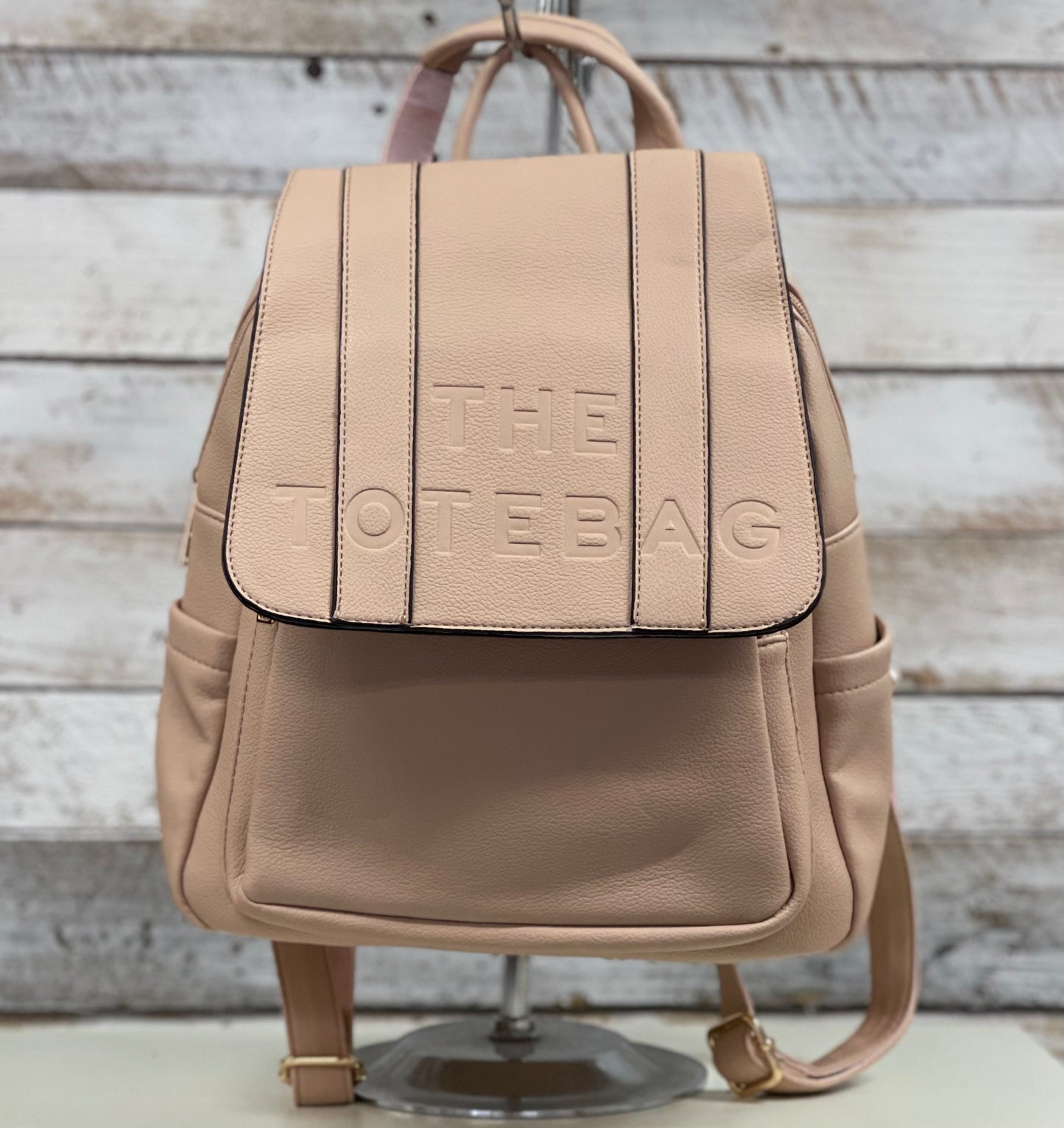 hannah k - Taupe Tote Rucksack