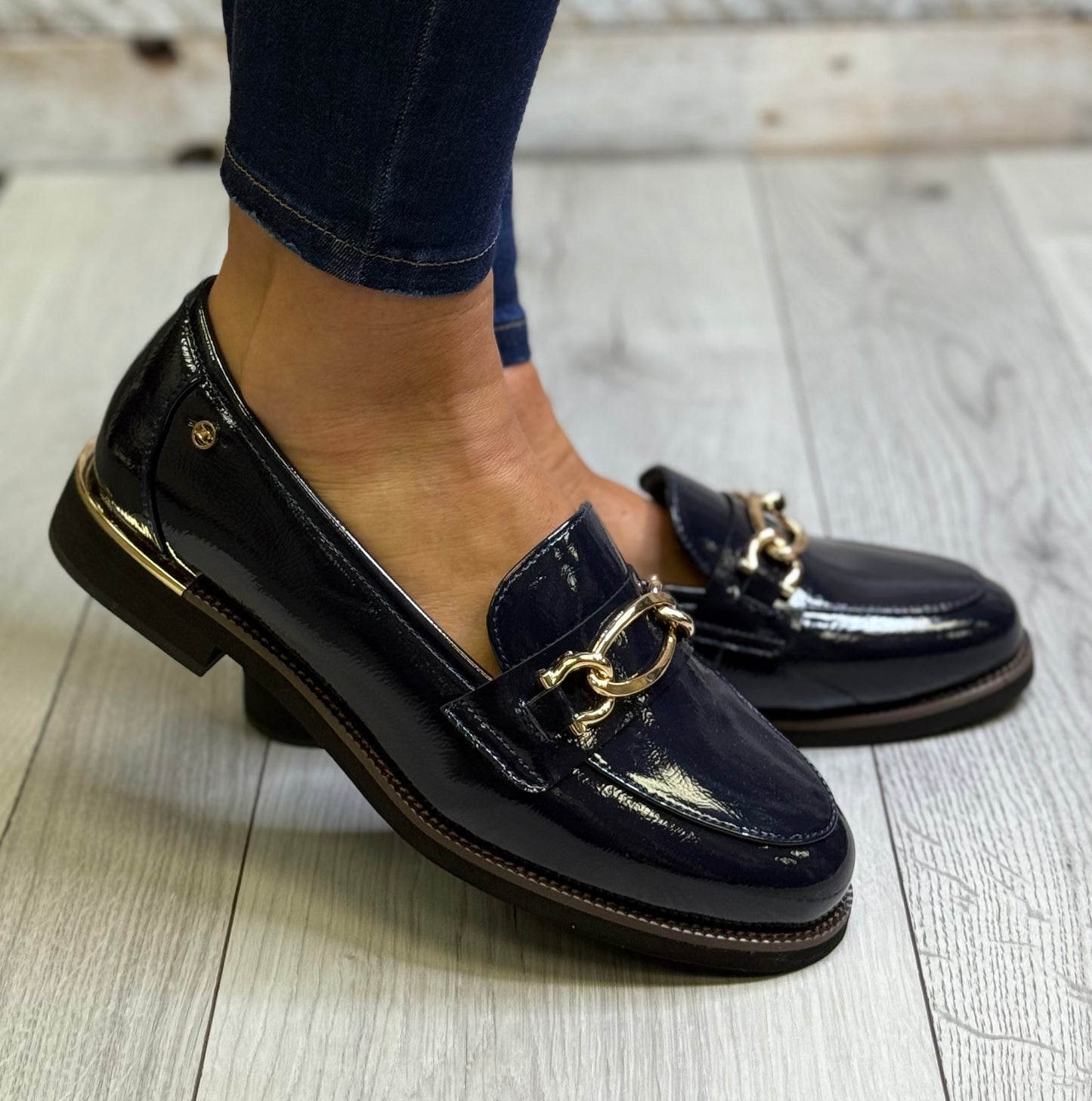 Zanni & Co - 'Phan Thet One' Cobalt Patent Loafer