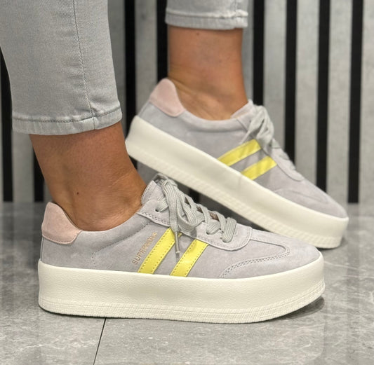 Drilleys- 'Forty Three’ Shadow Leather Trainer
