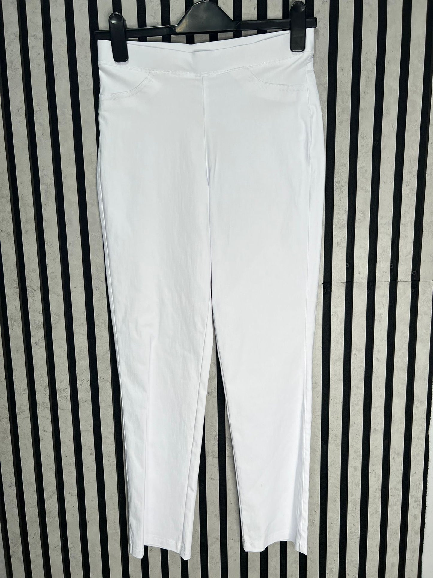 White Stretch Trouser