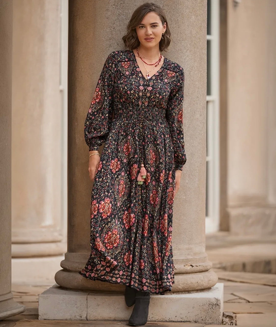 Joe Browns -  Boho Dreams Long Sleeve Maxi Dress