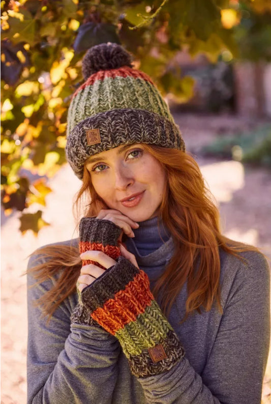 Pachamama  - ‘Cotopaxi’ Earth Bobble Beanie Hat