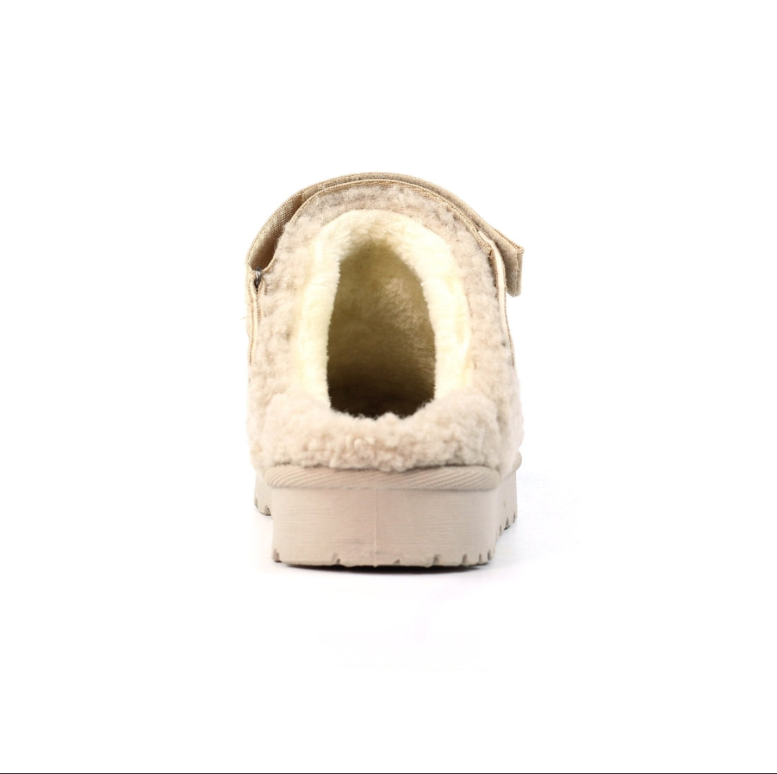 Lunar - 'Naples' Cream Teddy Slipper