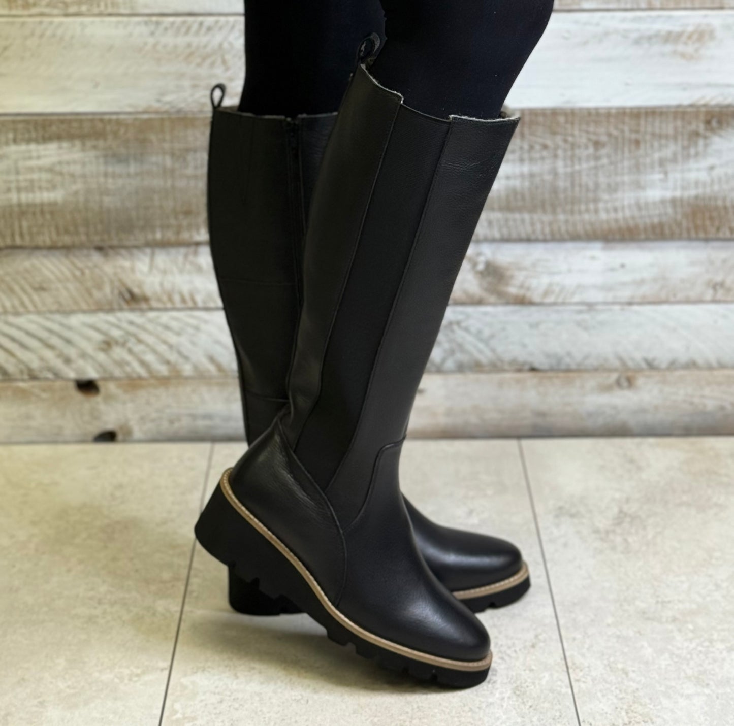 Lotus - 'Wrenley' Knee High Leather Boot