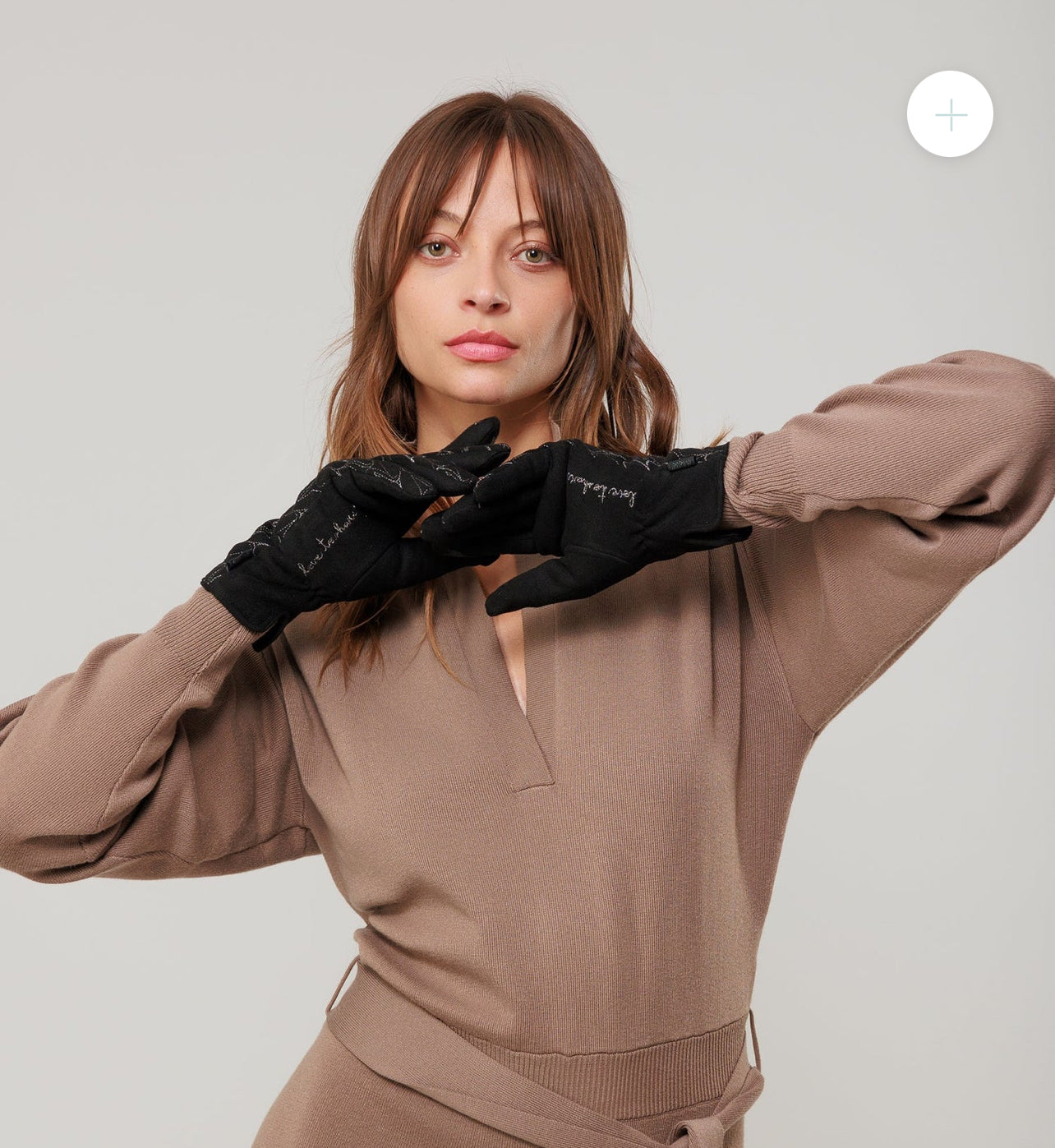 anekke - ‘Logo’ Black Gloves