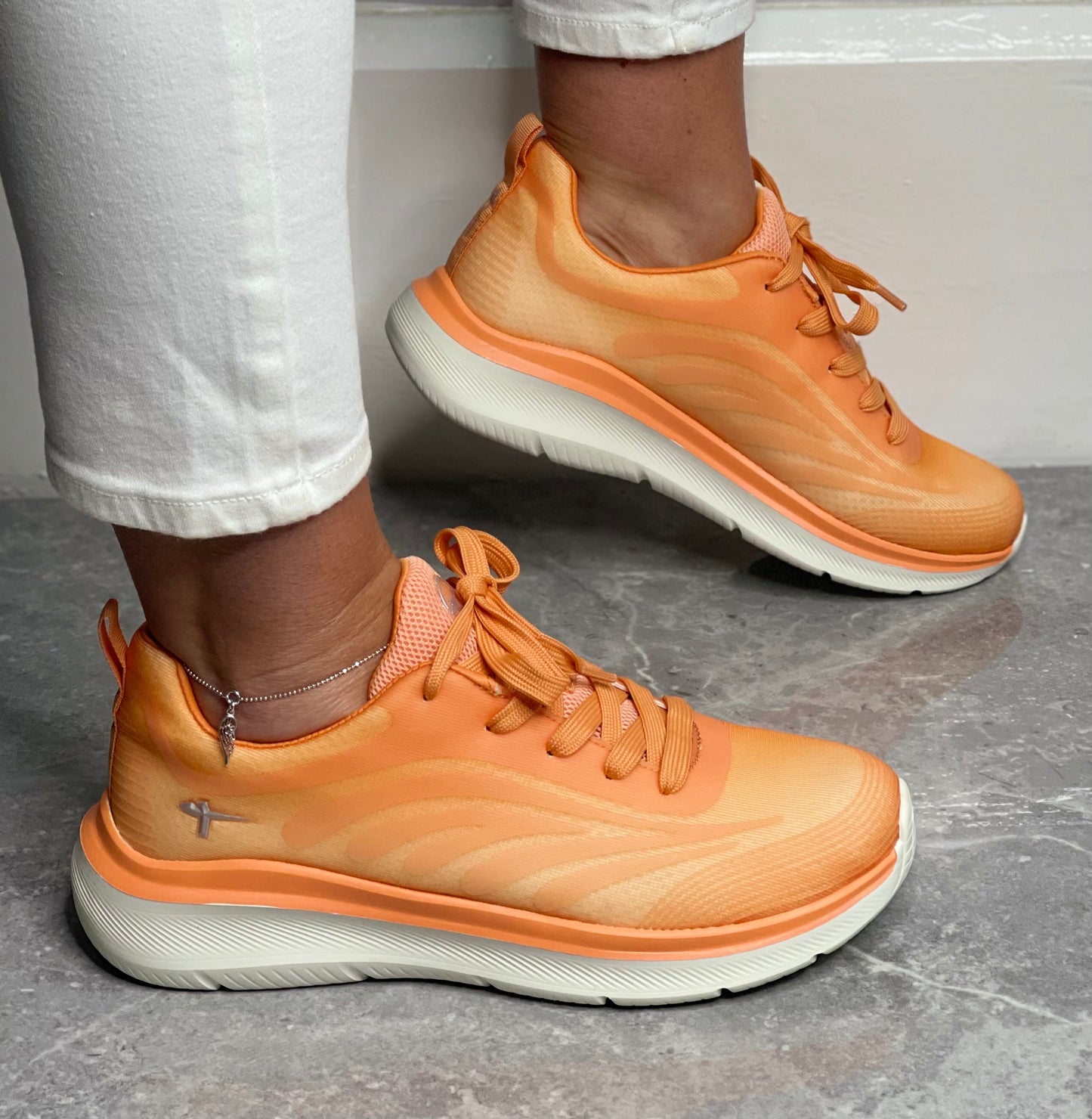 Tamaris Comfort - Orange Lightweight Trainer