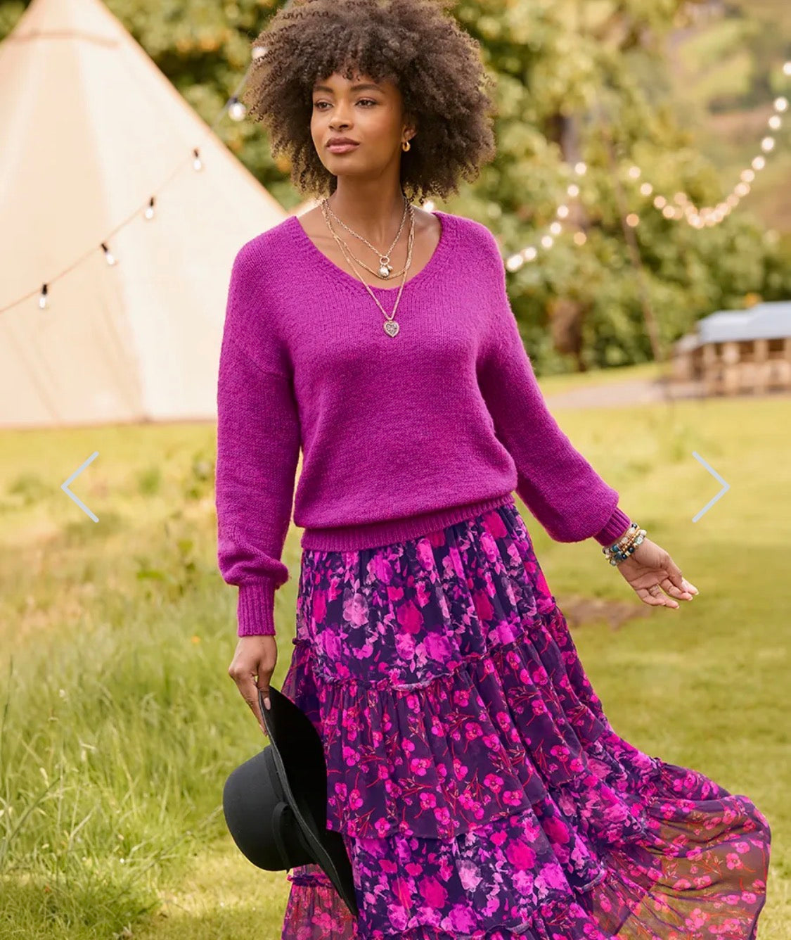 Joe Browns -  Pink Oh So Cosy V Neck Jumper