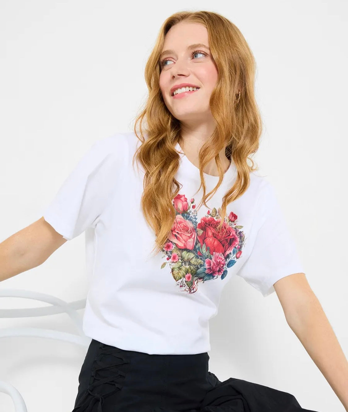 Joe Browns - Heart Of Roses Graphic T-Shirt