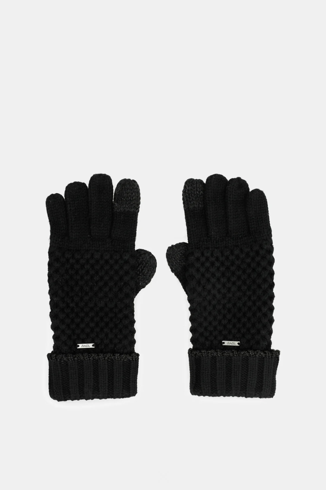 anekke - Black Knitted Gloves (41472-011)