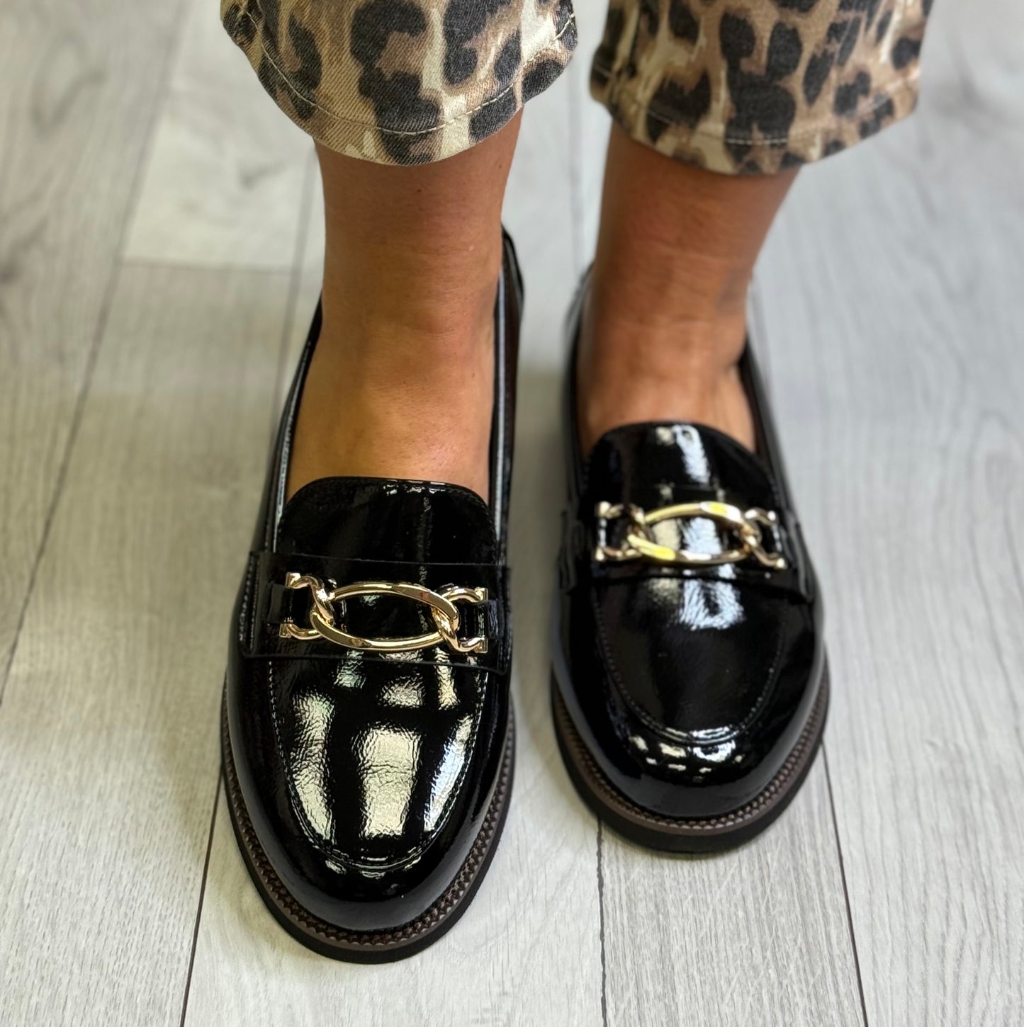 Zanni & Co - 'Phan Thet One' Ink Patent Loafer